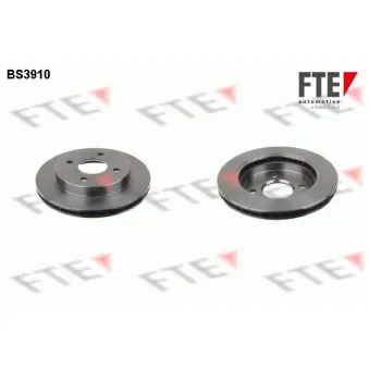 Jeu de 2 disques de frein arrière FTE BS3910