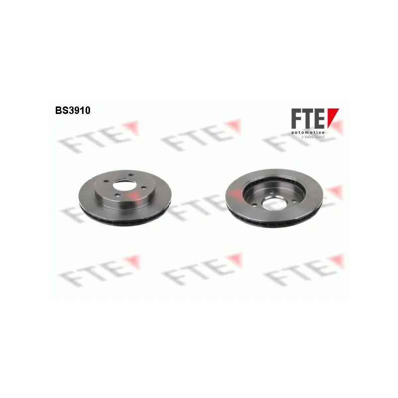 Jeu de 2 disques de frein arrière FTE BS3910