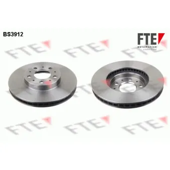 Jeu de 2 disques de frein avant FTE BS3912