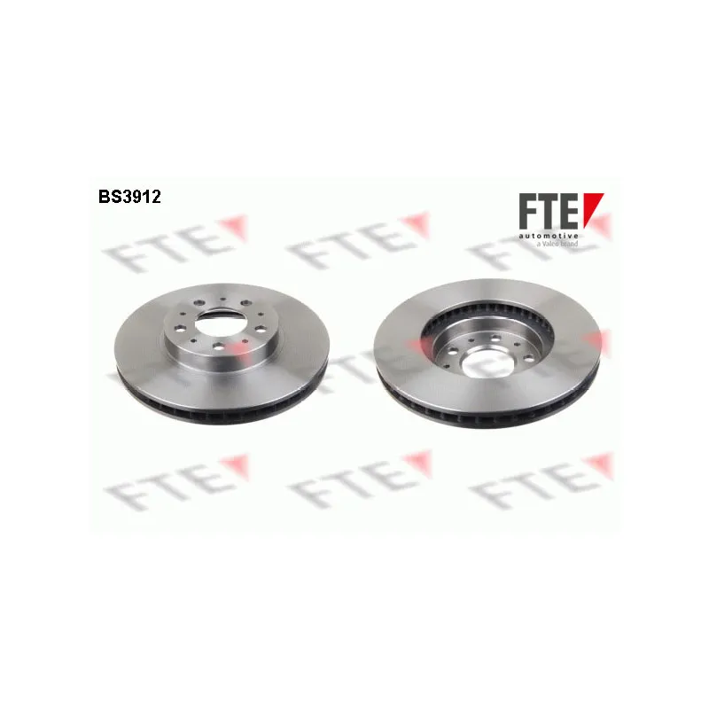 Jeu de 2 disques de frein avant FTE BS3912