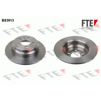 Jeu de 2 disques de frein arrière FTE BS3913