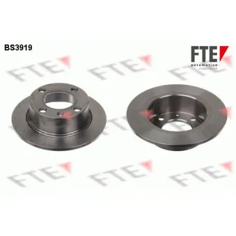 Jeu de 2 disques de frein arrière FTE BS3919