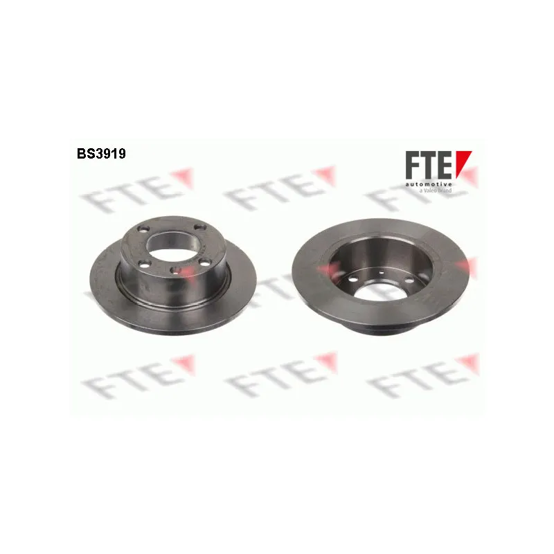 Jeu de 2 disques de frein arrière FTE BS3919