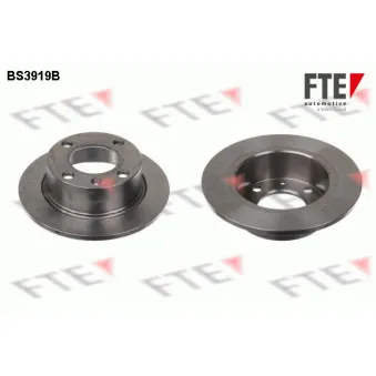 Jeu de 2 disques de frein arrière FTE BS3919B