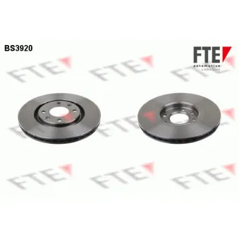 Jeu de 2 disques de frein avant FTE BS3920
