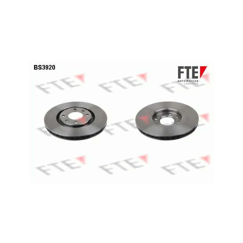 Jeu de 2 disques de frein avant FTE BS3920