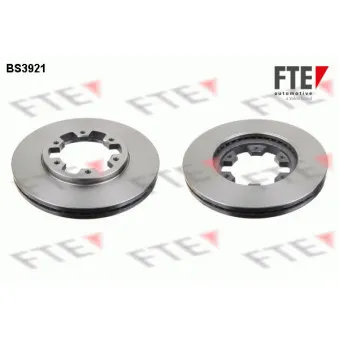 Jeu de 2 disques de frein avant FTE BS3921