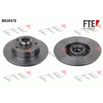 Jeu de 2 disques de frein arrière FTE BS3937S