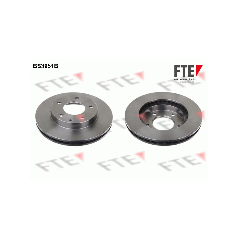 Jeu de 2 disques de frein avant FTE BS3951B