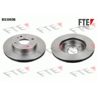Jeu de 2 disques de frein avant FTE BS3960B
