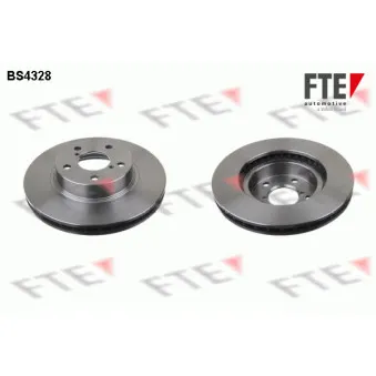 Jeu de 2 disques de frein avant FTE BS4328