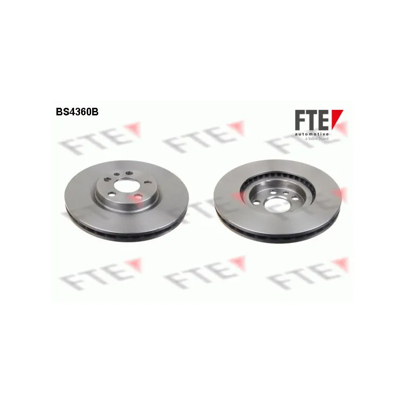 Jeu de 2 disques de frein avant FTE BS4360B
