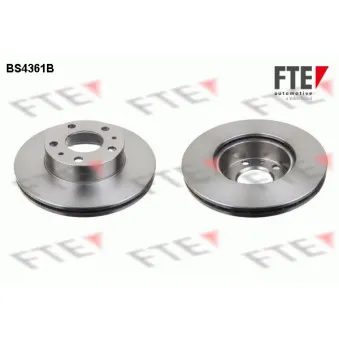 Jeu de 2 disques de frein avant FTE BS4361B