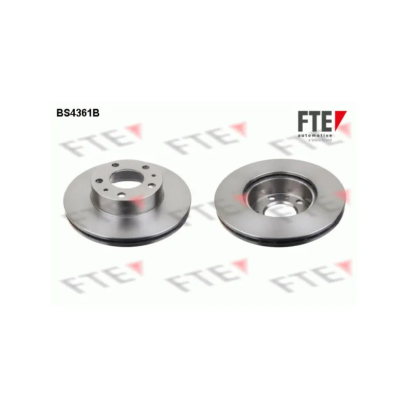 Jeu de 2 disques de frein avant FTE BS4361B