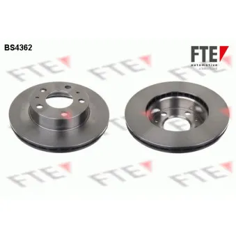 Jeu de 2 disques de frein avant FTE BS4362