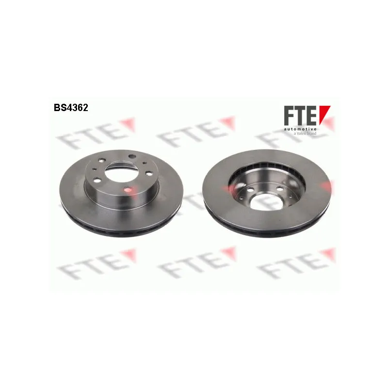 Jeu de 2 disques de frein avant FTE BS4362