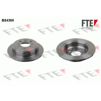 Jeu de 2 disques de frein arrière FTE BS4369