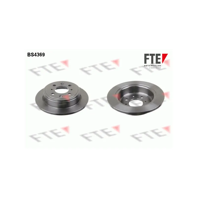 Jeu de 2 disques de frein arrière FTE BS4369