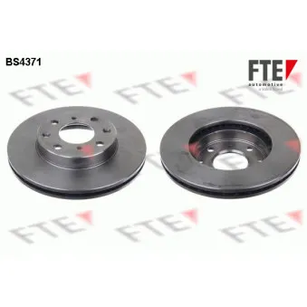 Jeu de 2 disques de frein avant FTE BS4371