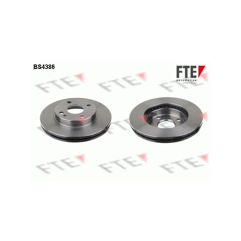Jeu de 2 disques de frein avant FTE BS4386
