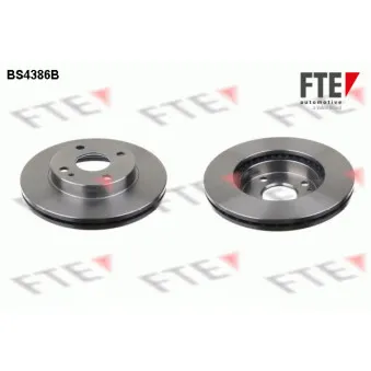 Jeu de 2 disques de frein avant FTE