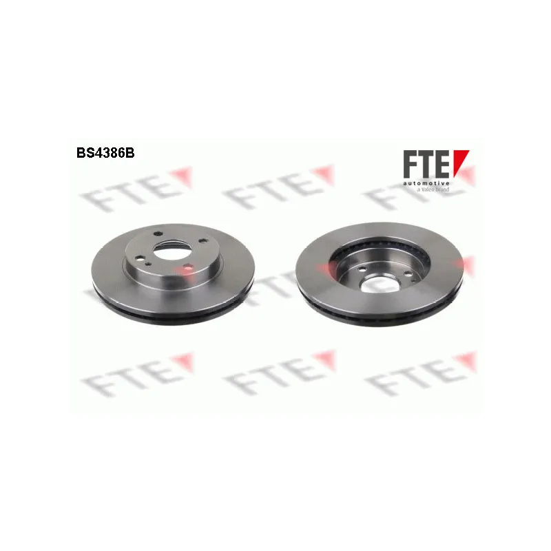 Jeu de 2 disques de frein avant FTE BS4386B