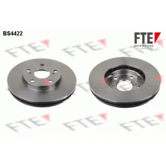 Jeu de 2 disques de frein avant FTE BS4422