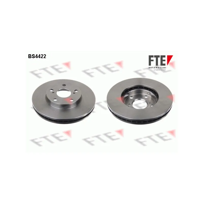 Jeu de 2 disques de frein avant FTE BS4422