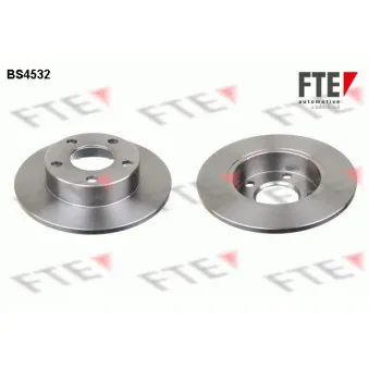 Jeu de 2 disques de frein arrière FTE BS4532