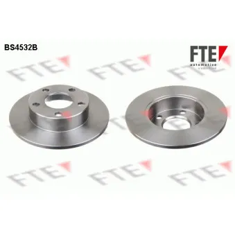 Jeu de 2 disques de frein arrière FTE BS4532B
