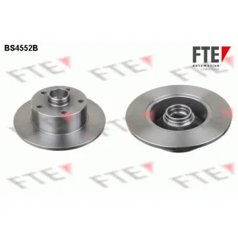 Jeu de 2 disques de frein arrière FTE BS4552B