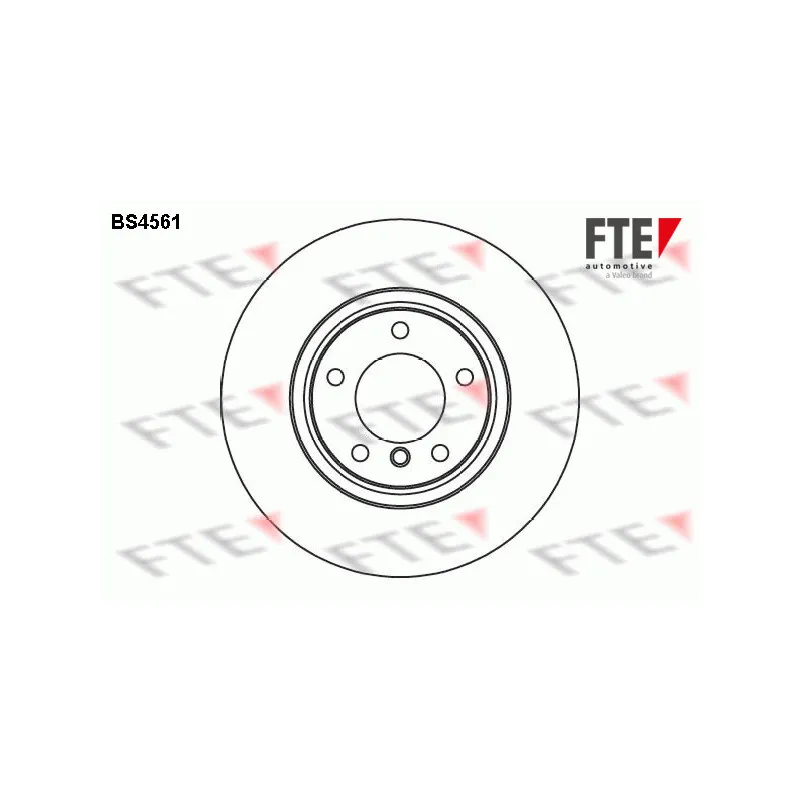 Jeu de 2 disques de frein avant FTE BS4561