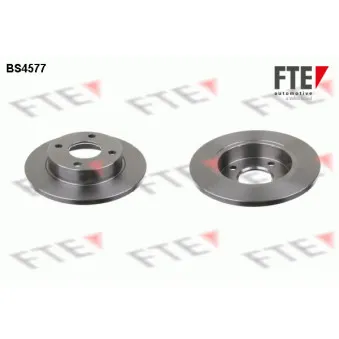 Jeu de 2 disques de frein avant FTE