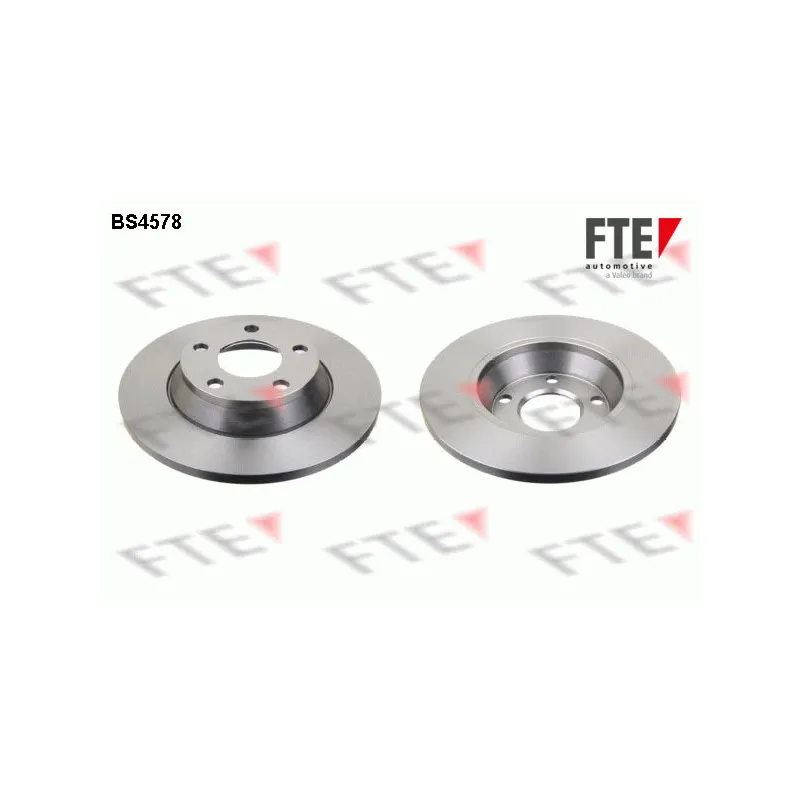 Jeu de 2 disques de frein avant FTE BS4578