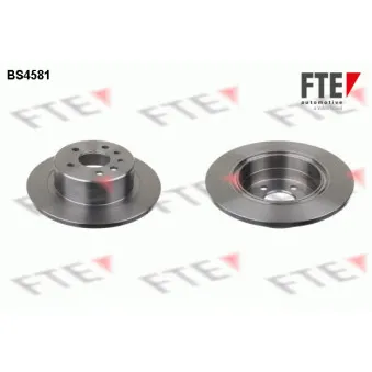 Jeu de 2 disques de frein arrière FTE BS4581