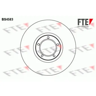 Jeu de 2 disques de frein avant FTE BS4583