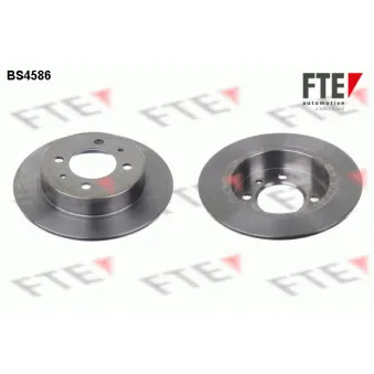 Jeu de 2 disques de frein arrière FTE BS4586