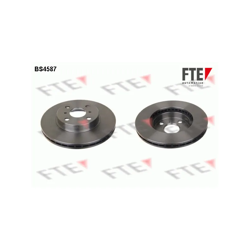 Jeu de 2 disques de frein avant FTE BS4587