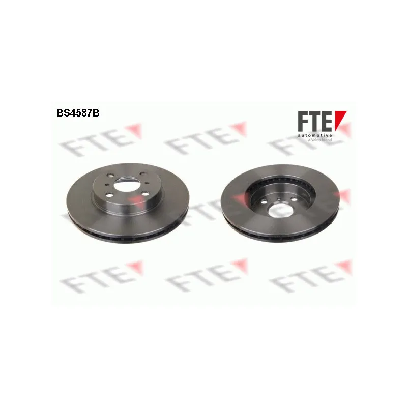 Jeu de 2 disques de frein avant FTE BS4587B