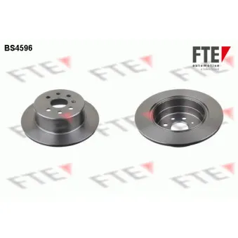 Jeu de 2 disques de frein arrière FTE BS4596