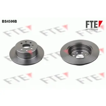 Jeu de 2 disques de frein arrière FTE BS4596B