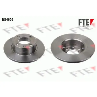 Jeu de 2 disques de frein arrière FTE BS4605