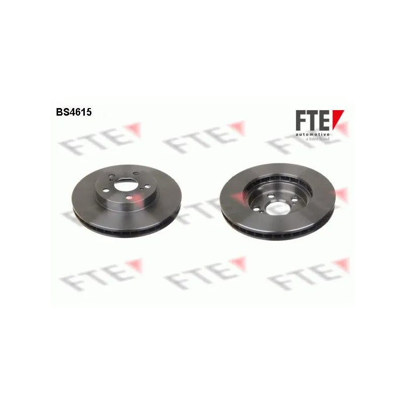 Jeu de 2 disques de frein avant FTE BS4615