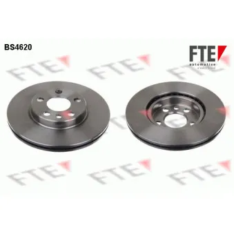 Jeu de 2 disques de frein avant FTE