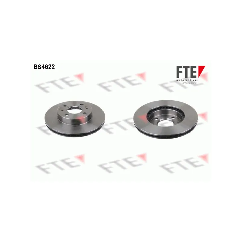 Jeu de 2 disques de frein avant FTE BS4622