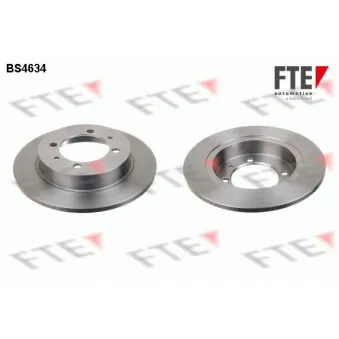 Jeu de 2 disques de frein arrière FTE BS4634