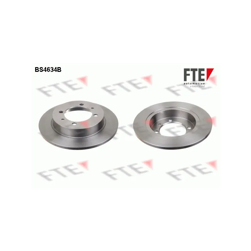 Jeu de 2 disques de frein arrière FTE BS4634B