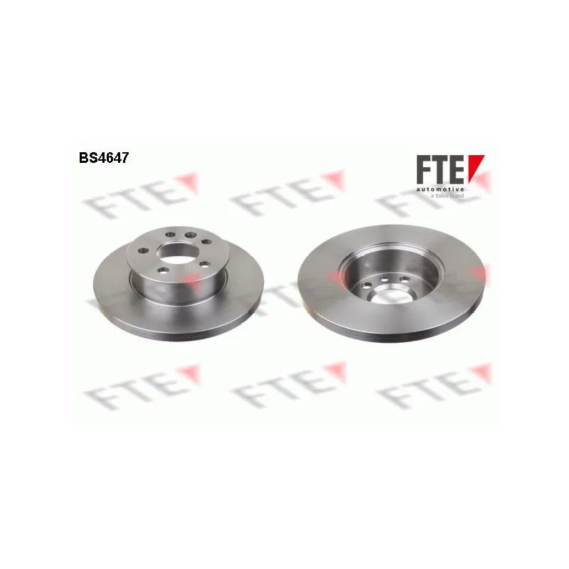 Jeu de 2 disques de frein avant FTE BS4647