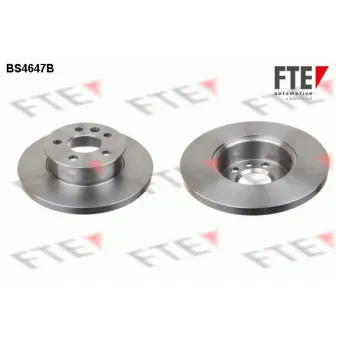 Jeu de 2 disques de frein avant FTE BS4647B