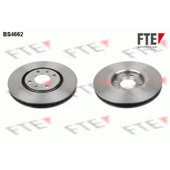 Jeu de 2 disques de frein avant FTE